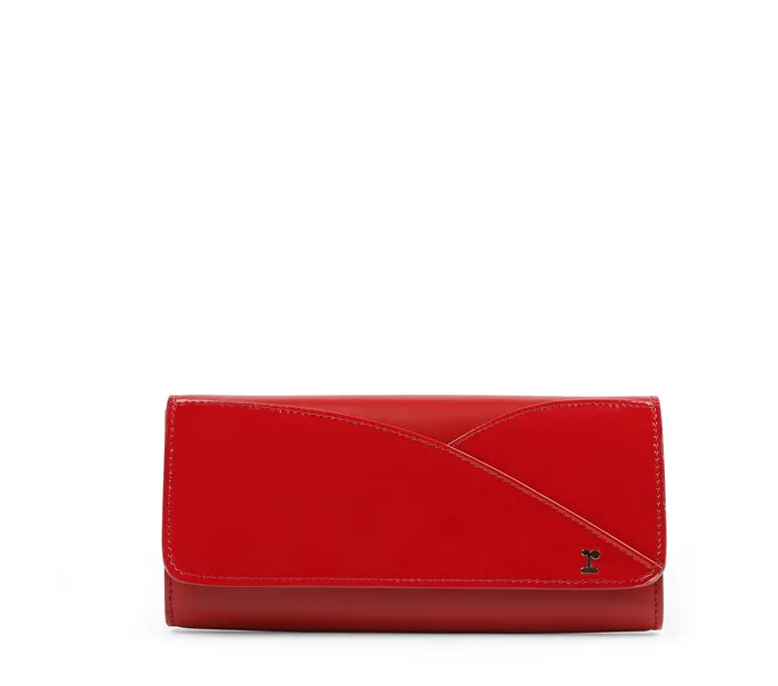 Repetto Womens Small Leather Goods Wallet Flammy Red Gift Ideas