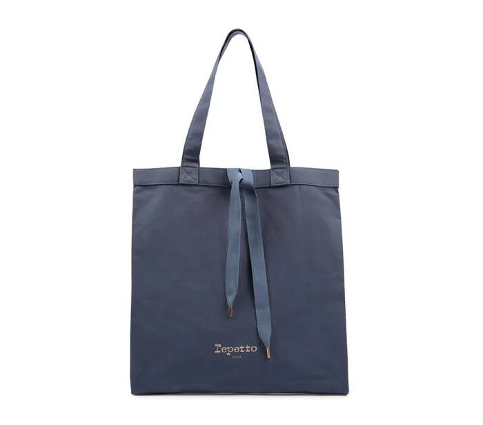 Repetto Womens Sports Bags Adage Ladies Tote Bag Denim Blue Casaul