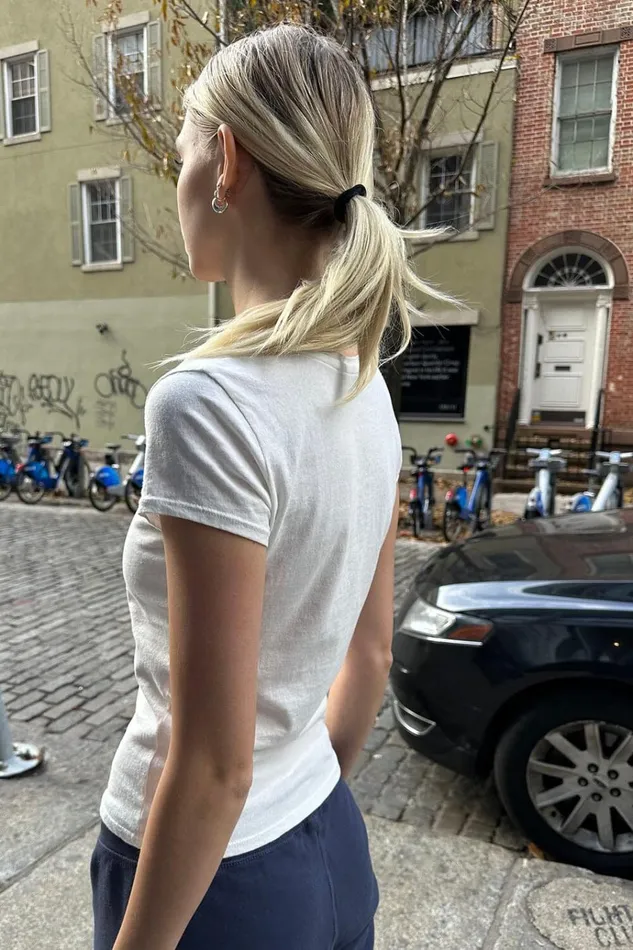 Safiya Top Natural White Women Brandy Melville Tops