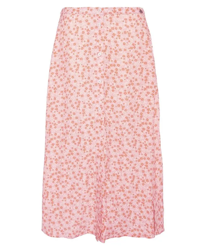 Sandgate Floral Midi Skirt Classic Multi Women Barbour Dresses and Skirts