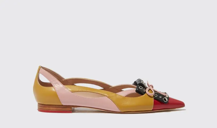 Scarosso Ballerinas Women Candy Multicolor 8211 Calf Leather