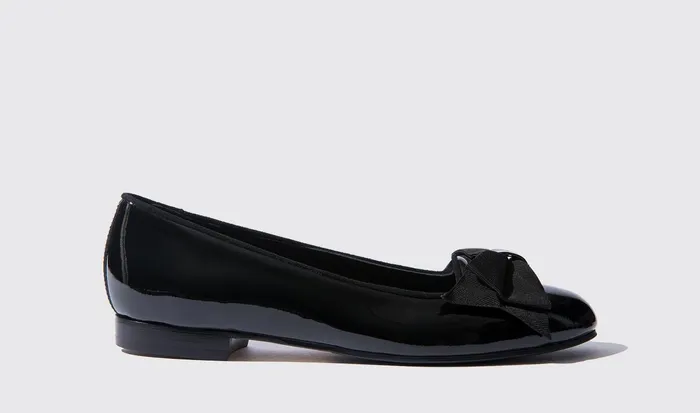 Scarosso Ballerinas Women Cloe Nera Black Patent