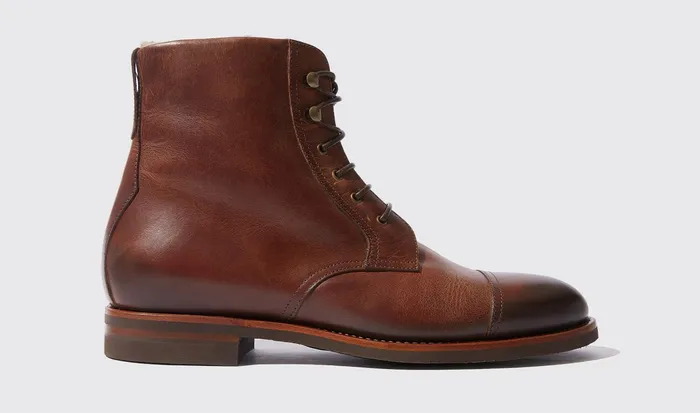 Scarosso Boots Men Paolo Caramello Lux Brown 8211 Calf