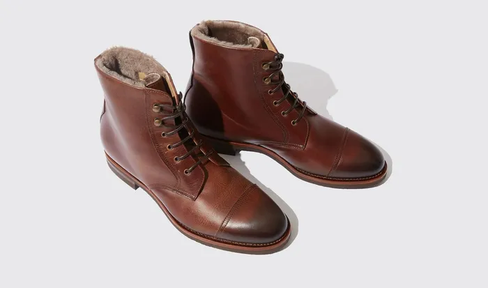 Scarosso Boots Men Paolo Caramello Lux Brown 8211 Calf