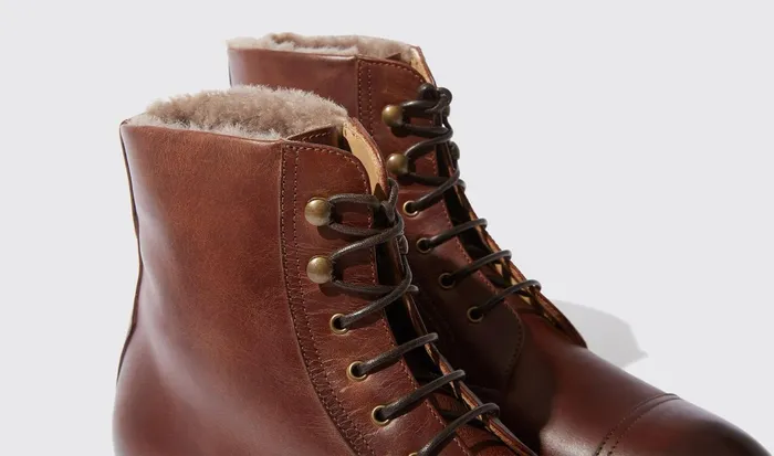 Scarosso Boots Men Paolo Caramello Lux Brown 8211 Calf