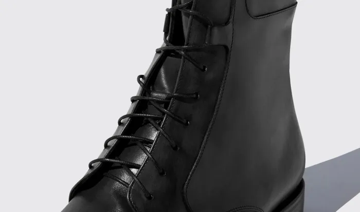 Scarosso Boots Men Tot Nero Black Calf