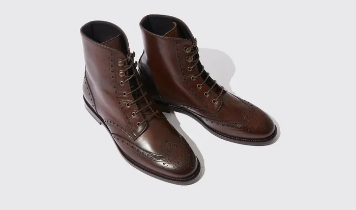 Scarosso Boots Women Stefania Marrone Dark Brown 8211 Calf