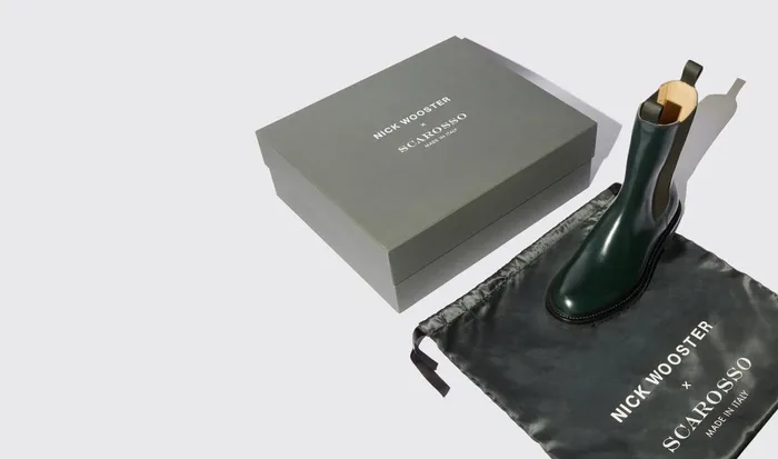 Scarosso Chelsea Boots Men Wooster Hunter Green 8211 Brushed Calf