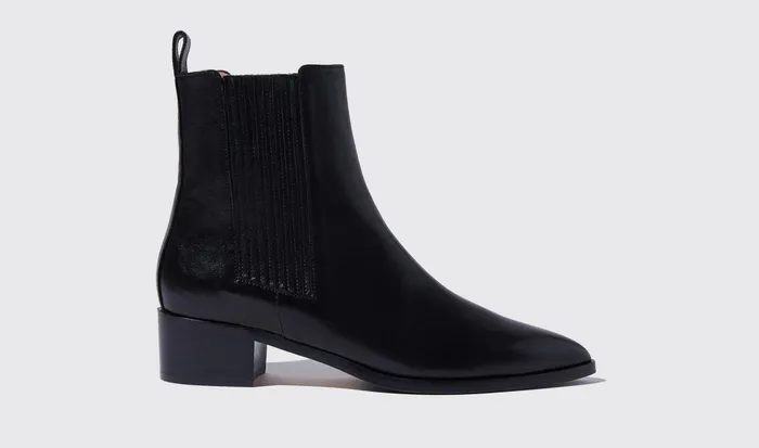 Scarosso Chelsea Boots Women Olivia Nera Black 8211 Calf