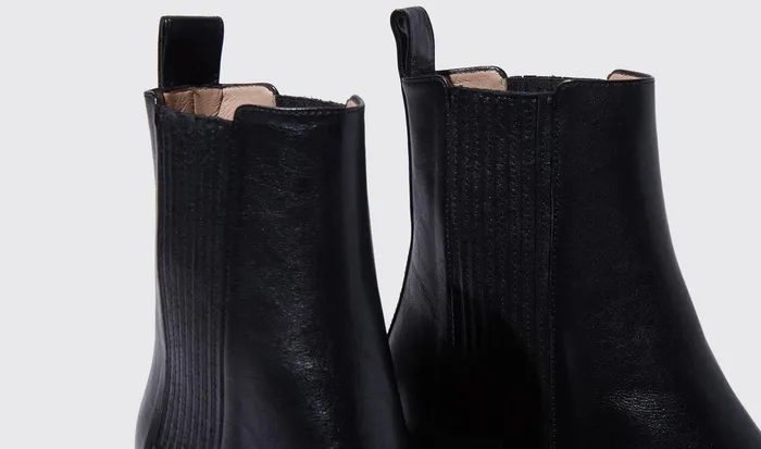 Scarosso Chelsea Boots Women Olivia Nera Black 8211 Calf