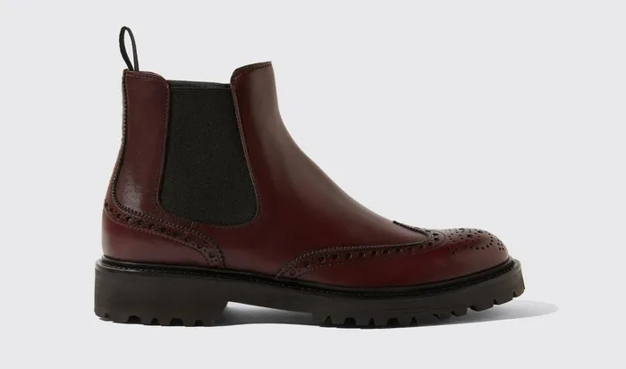 Scarosso Chelsea Boots Women Poppy Burgundy Burgundy 8211 Calf