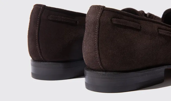 Scarosso Loafers Women Elisa Marrone Dark Brown Suede