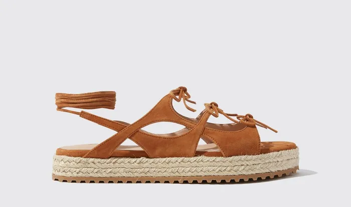 Scarosso Sandals Women West Brown 8211 Suede