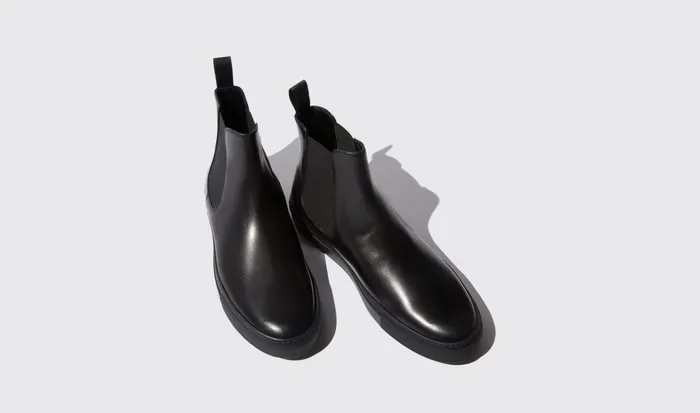 Scarosso Sneakers Men Tommaso Nero Intenso Black Black 8211 Calf