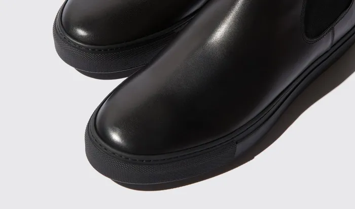 Scarosso Sneakers Men Tommaso Nero Intenso Black Black 8211 Calf