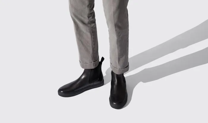 Scarosso Sneakers Men Tommaso Nero Intenso Black Black 8211 Calf