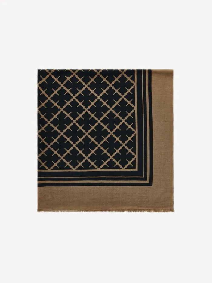 Scarves Women By Malene Birger Cornelis Wool Scarf Light Brown