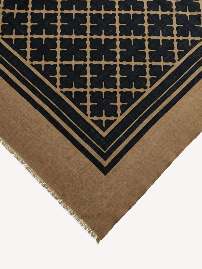Scarves Women By Malene Birger Cornelis Wool Scarf Light Brown