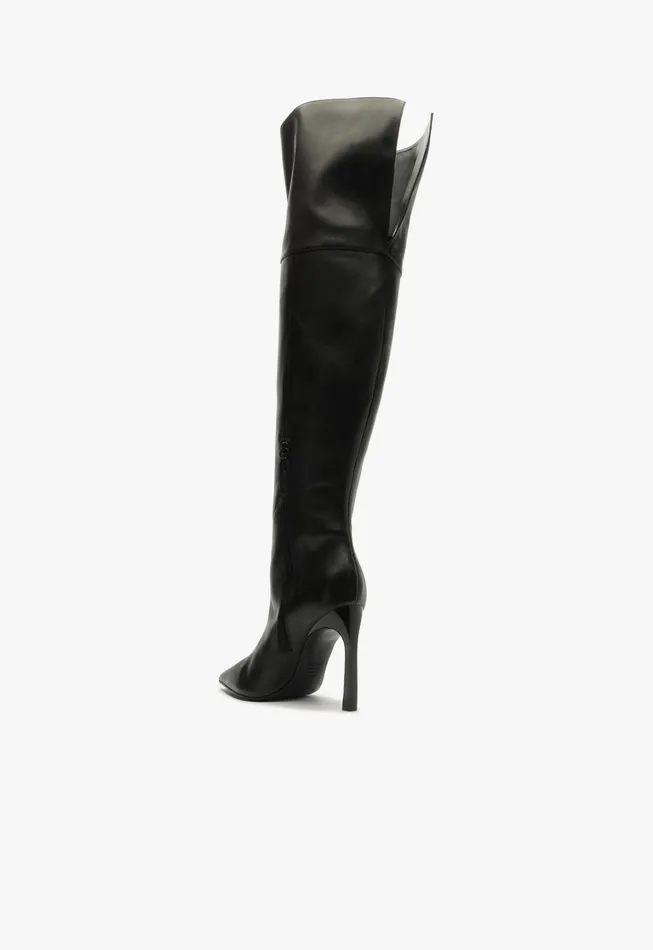 Schutz Shoes Boots Women Cate Over The Knee Boot Black