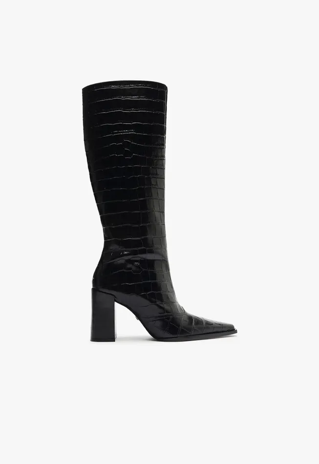 Schutz Shoes Boots Women Raffaela Up Boot Black
