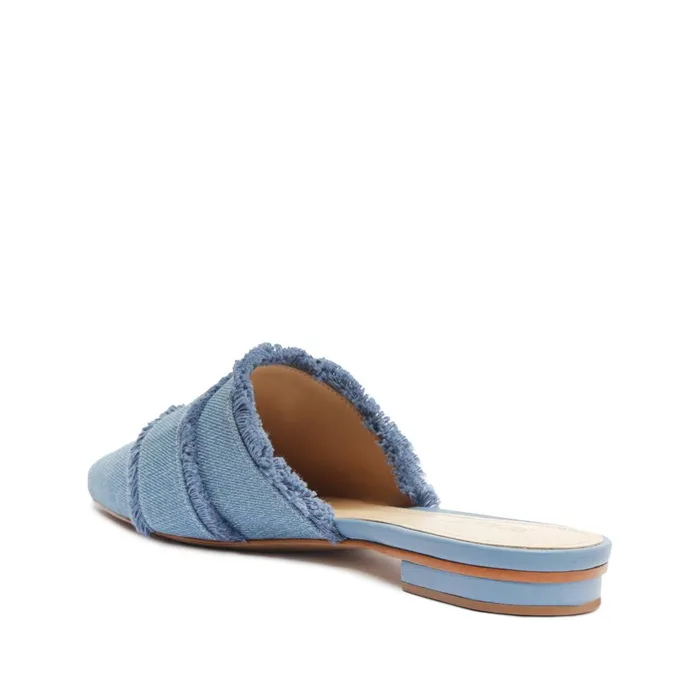 Schutz Shoes Enola Women Enola Mule Denim Flat Summer Jeans