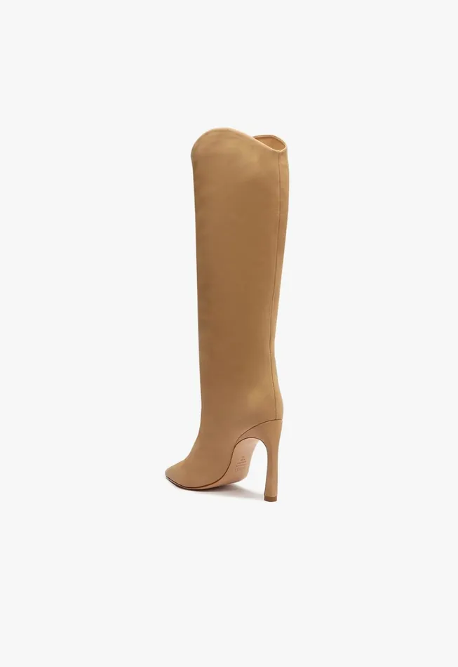 Schutz Shoes Maryana Boots Women Maryana Sculpt Nubuck Boot Light Beige Schutz Shoes Maryana Boots Women Maryana Sculpt Nubuck Boot Light Beige