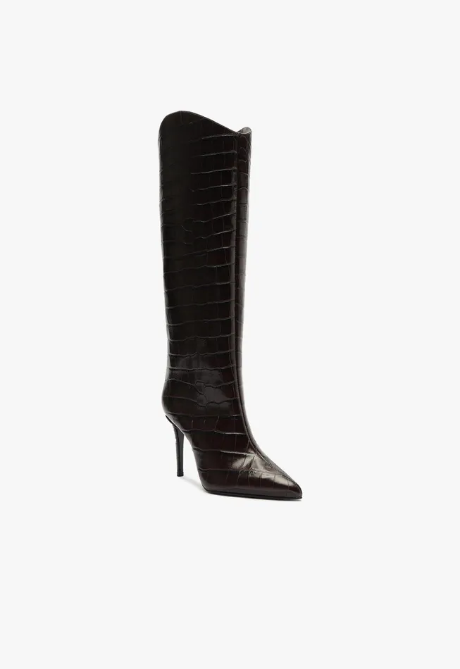 Schutz Shoes Maryana Boots Women Maryana Wide Boot Brown