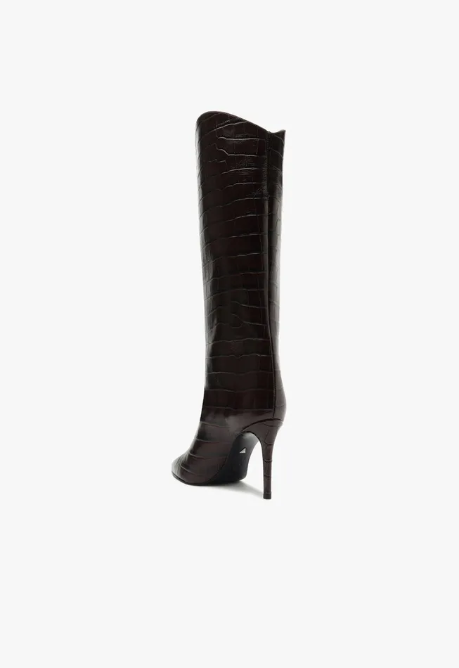 Schutz Shoes Maryana Boots Women Maryana Wide Boot Brown