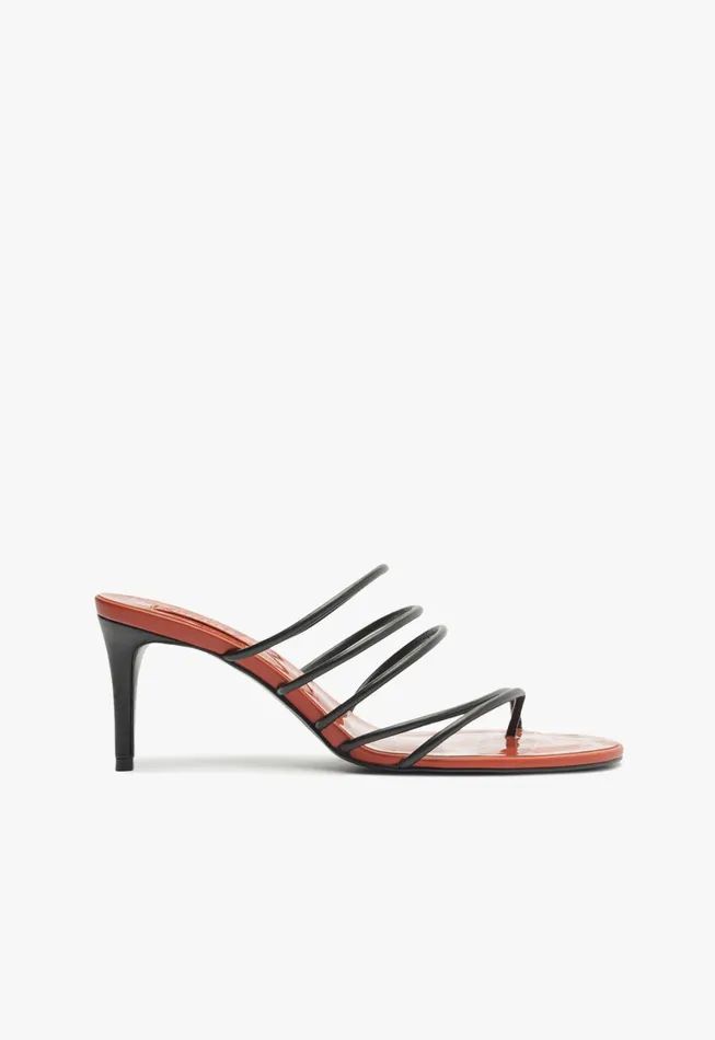 Schutz Shoes Mules Women Malta Mule Sandal Orange