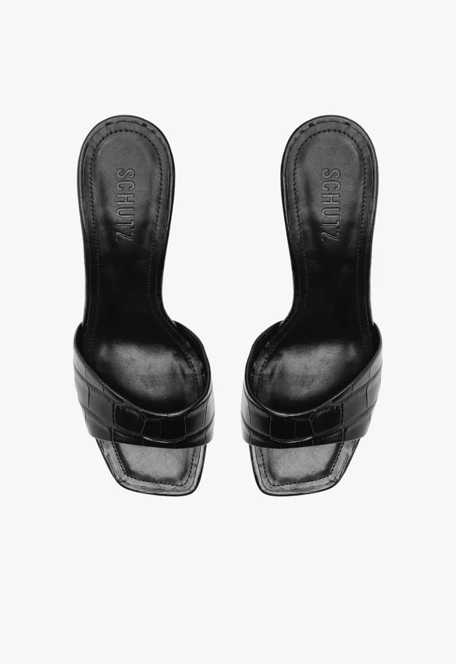 Schutz Shoes Mules Women Posseni Sandal Black