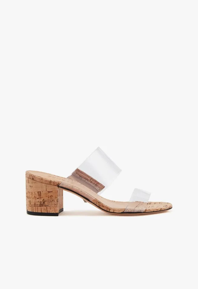 Schutz Shoes Mules Women Victorie Cork Sandal Natural Cork