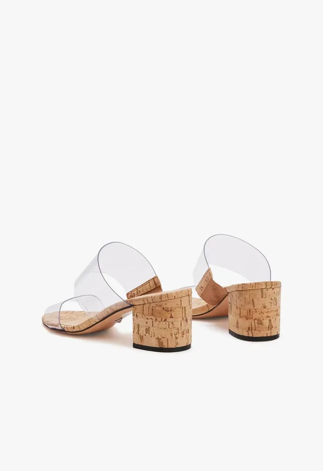 Schutz Shoes Mules Women Victorie Cork Sandal Natural Cork