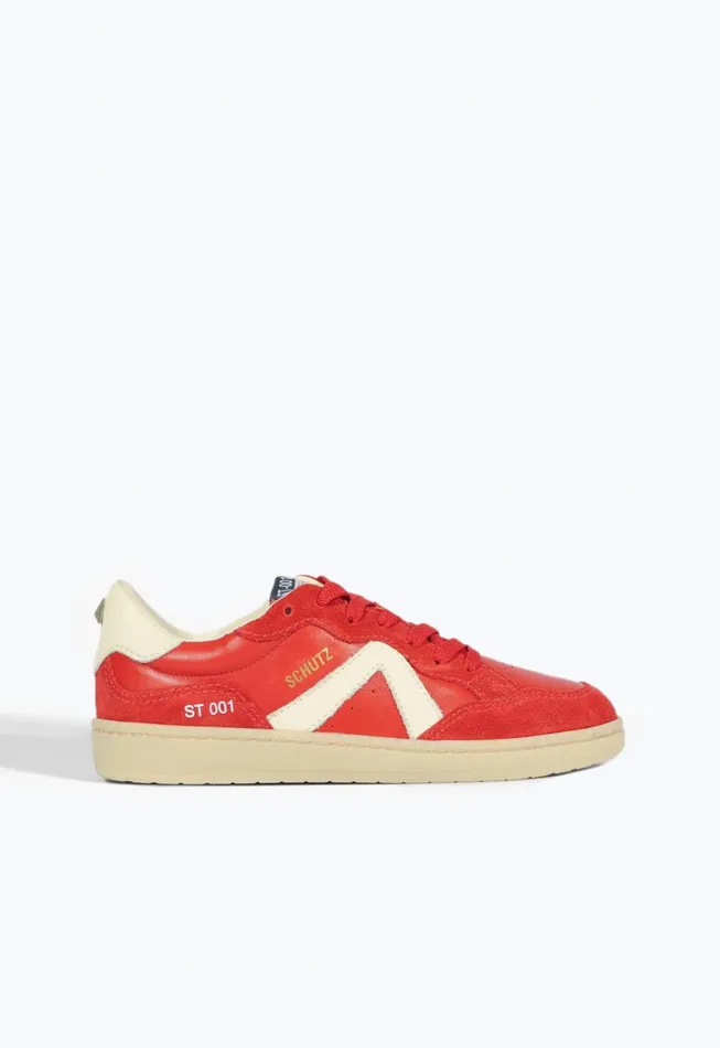 Schutz Shoes Sneakers Women St001 Sneaker Red