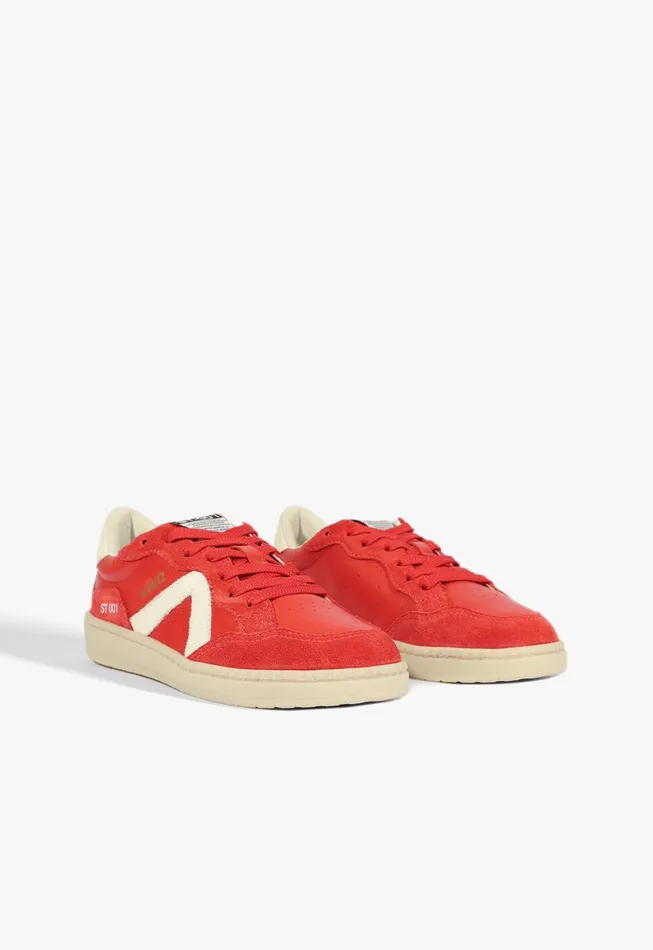 Schutz Shoes Sneakers Women St001 Sneaker Red