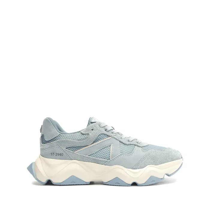 Schutz Shoes Sneakers Women St2940 Suede Sneaker Denim