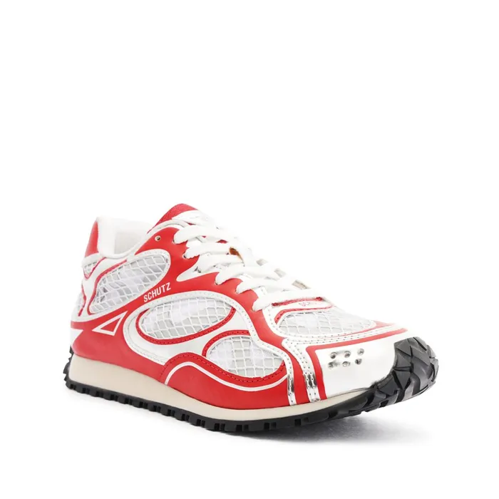 Schutz Shoes Sneakers Women Wave Sneaker Red