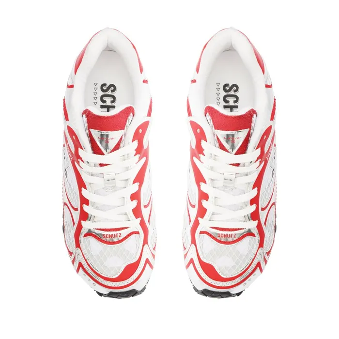 Schutz Shoes Sneakers Women Wave Sneaker Red
