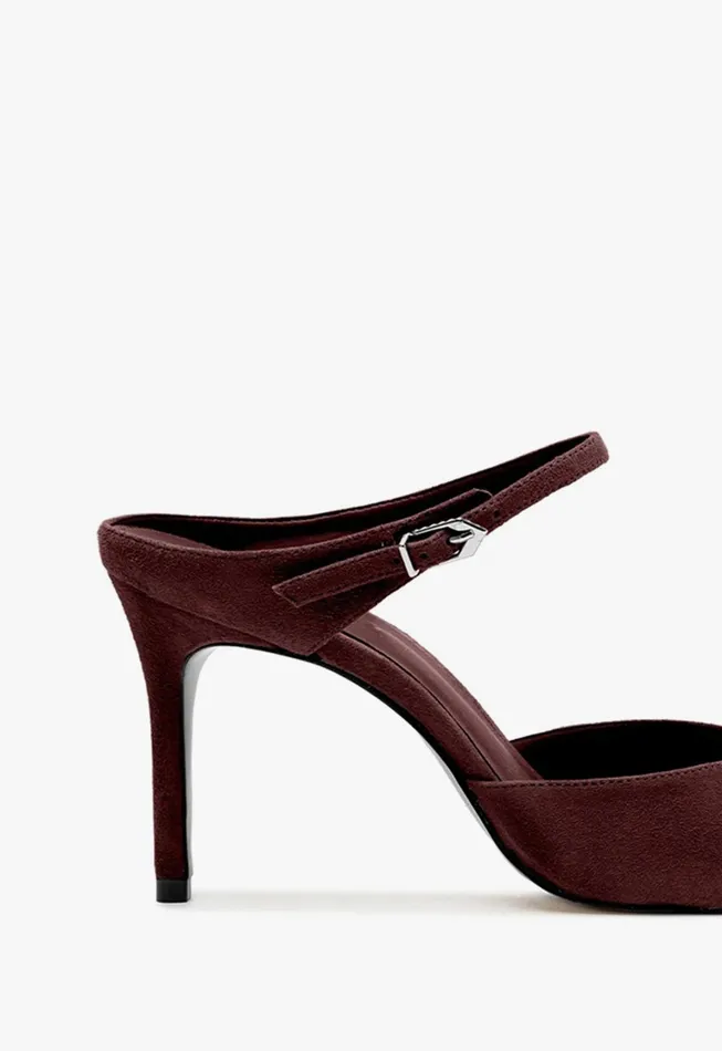 Schutz Shoes Women Laura Mule Pump Cherry Wine