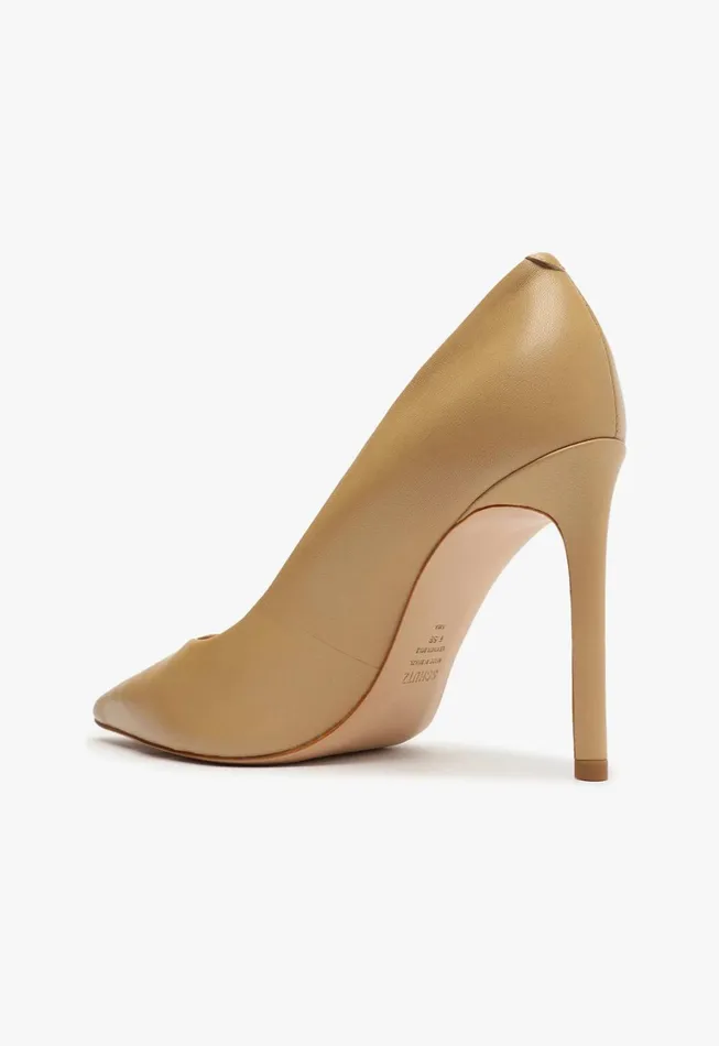 Schutz Shoes Women Lou Nappa Leather Pump Light Beige