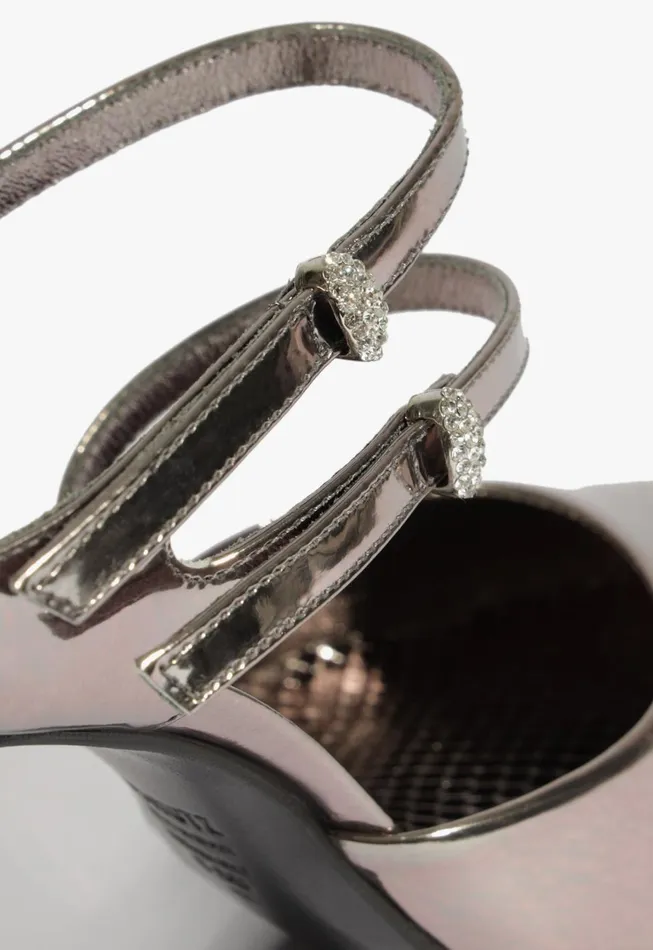 Schutz Shoes Women Tonya Mule Pump Silver