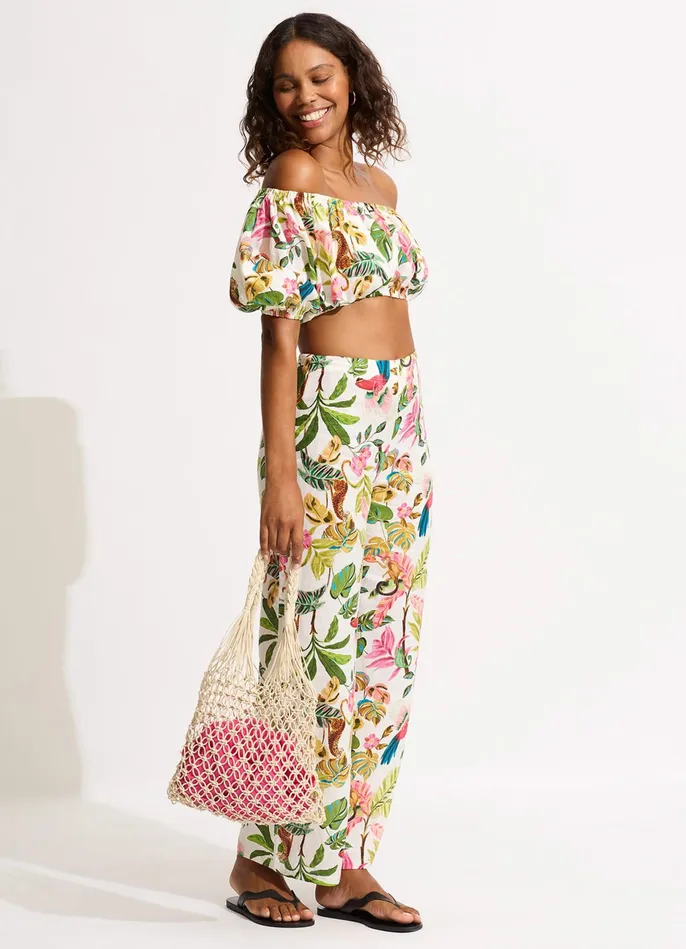 Seafolly Macrame Cord Tote Bag 8211 Natural Women Beach Bags