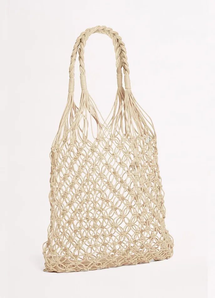 Seafolly Macrame Cord Tote Bag 8211 Natural Women Beach Bags Seafolly Macrame Cord Tote Bag 8211 Natural Women Beach Bags