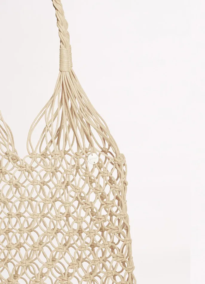 Seafolly Macrame Cord Tote Bag 8211 Natural Women Beach Bags Seafolly Macrame Cord Tote Bag 8211 Natural Women Beach Bags