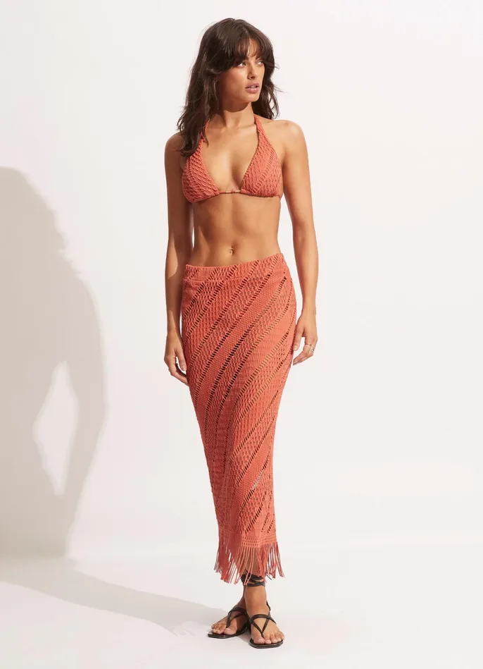 Seafolly Marrakesh Skirt 8211 Cinnamon Women Skirts and Sarongs