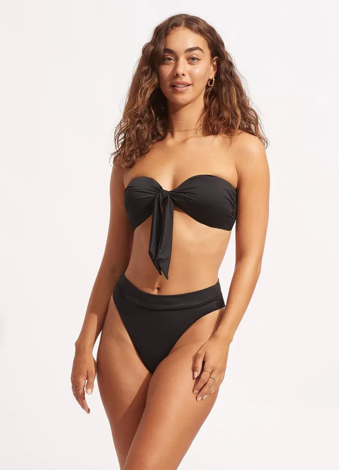 Seafolly Seafolly Collective High Rise Pant 8211 Black Women High Cut