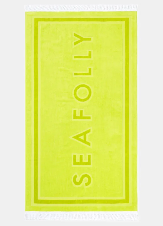 Seafolly Summer Solstice Towel 8211 Wild Lime Women Beach Towels Seafolly Summer Solstice Towel 8211 Wild Lime Women Beach Towels