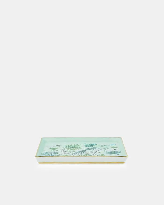 Secret Garden Square Tray Green Women Aquazzura Table Decor