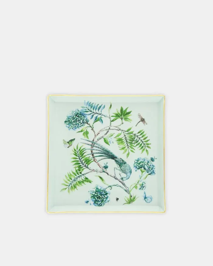 Secret Garden Square Tray Green Women Aquazzura Table Decor Secret Garden Square Tray Green Women Aquazzura Table Decor