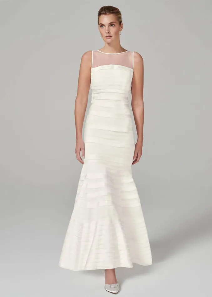 Shannon Layered Wedding Dress Ivory Women Phase Eight Dresses