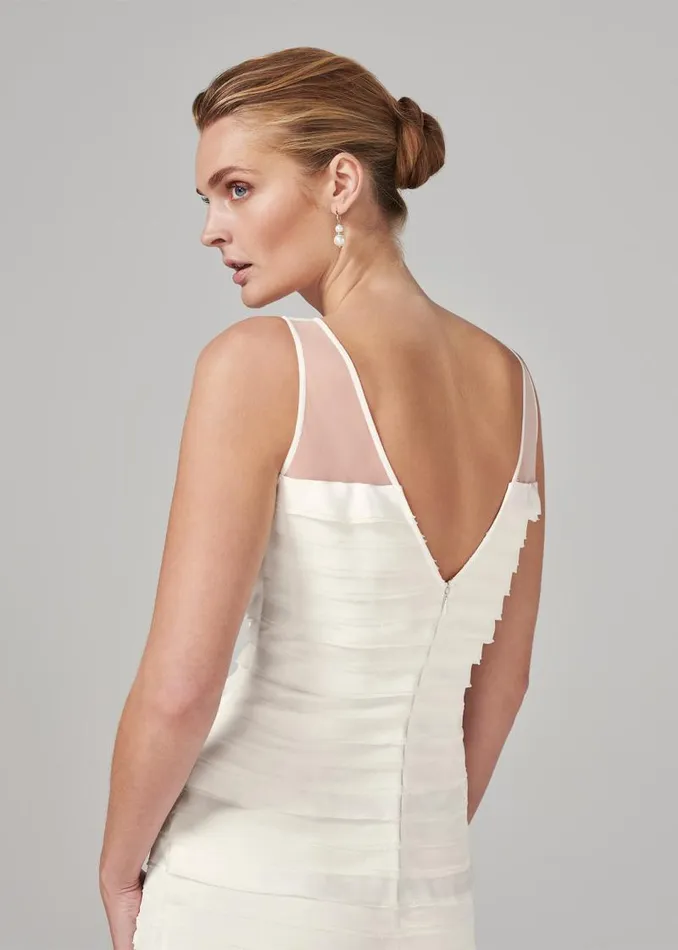 Shannon Layered Wedding Dress Ivory Women Phase Eight Dresses